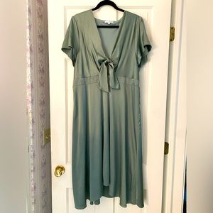 Poppy Satin MIDI Dress by Baltic Born